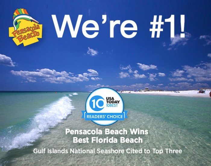 Santa Rosa Island Authority | We’re #1: Pensacola Beach Wins Best ...