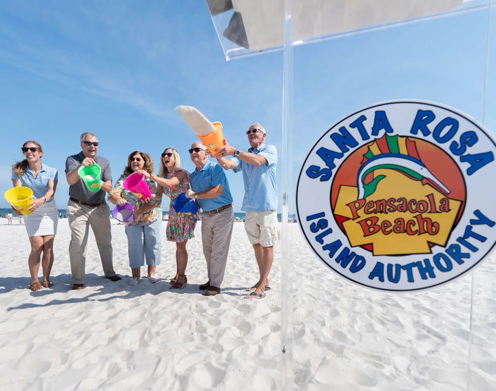 Pensacola Beach Celebrates Completion of Major Beach Nourishment Project